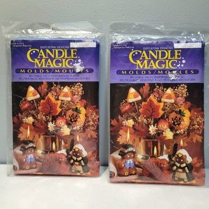 Distelfink Designs Candle Magic Molds Halloween, Thanksgiving, Harvest
